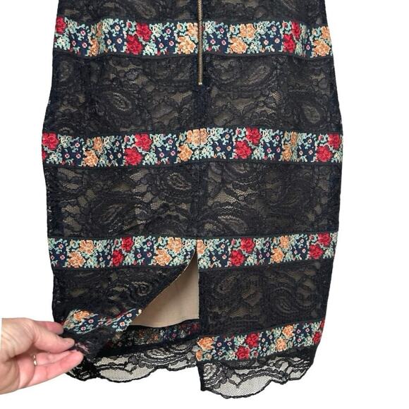 Free People Women’s Rene Embroidered Lace Mini Cocktail Dress Size 4 - Picture 8 of 9